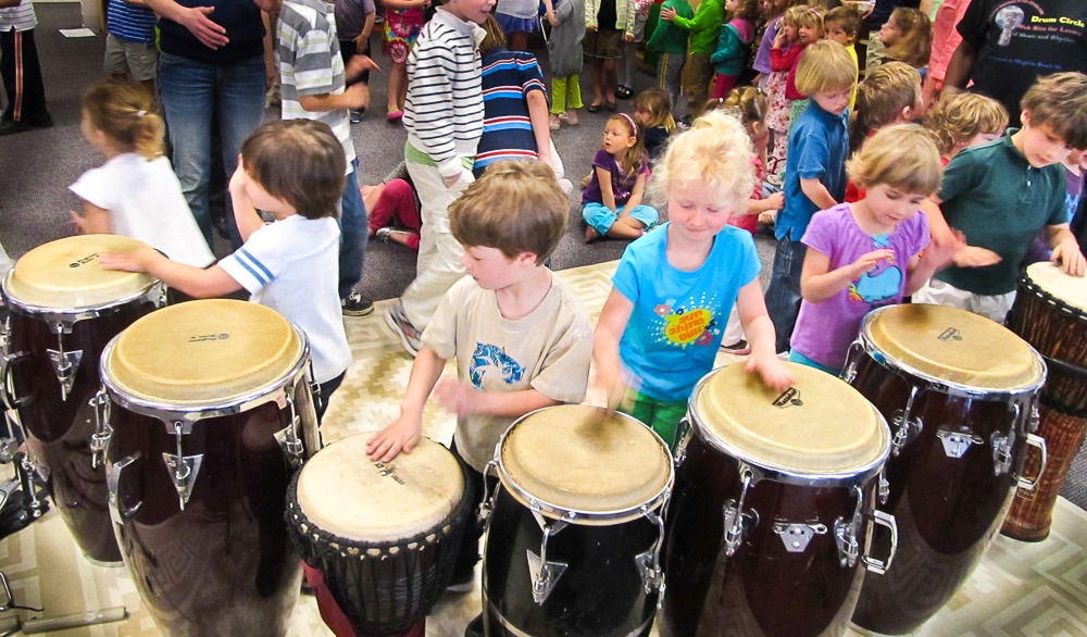 From small to large venues we can create a Drum Circle that is just right for you. Special NO BULLYING Drum Circle